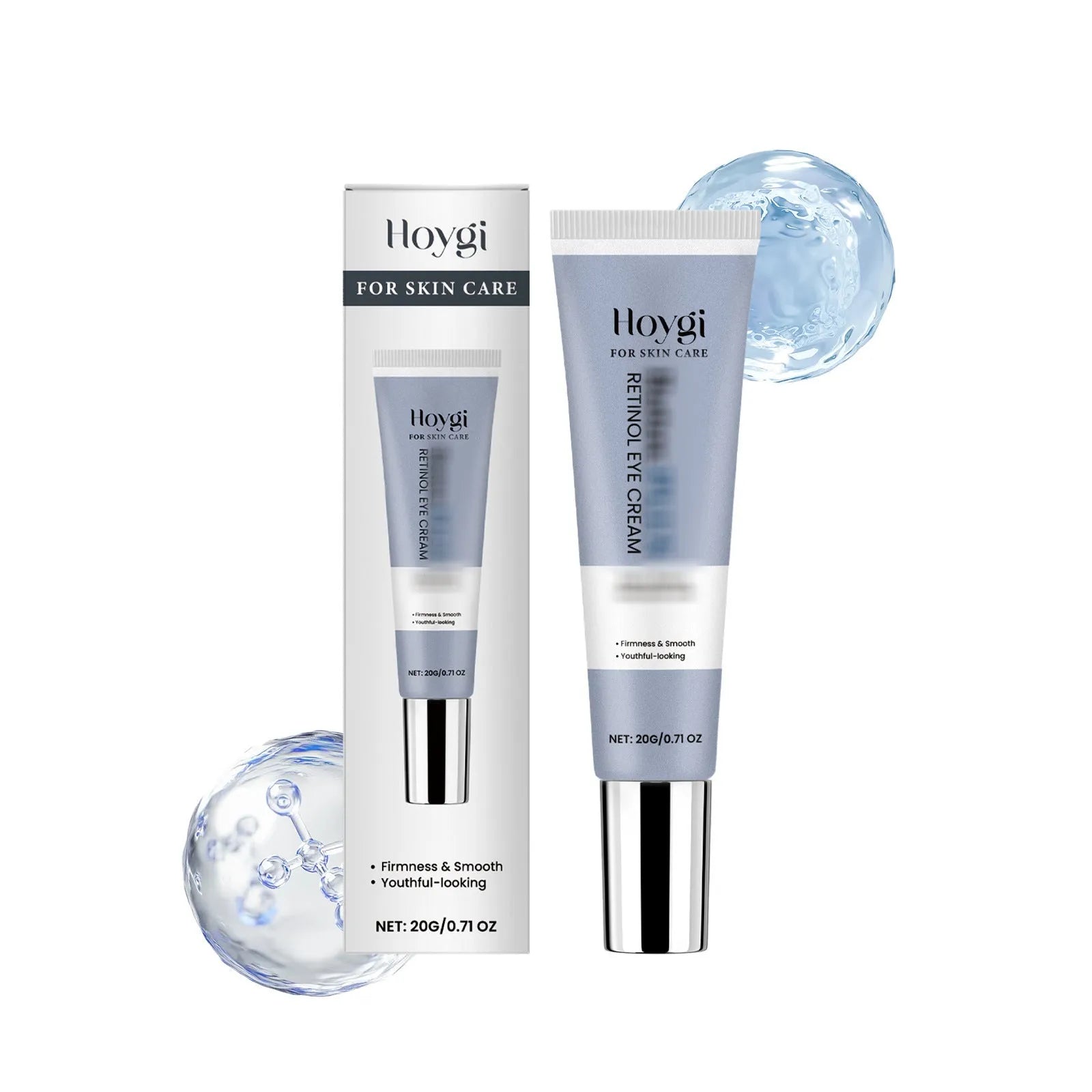 20g retinol eye cream jar for moisturising delicate eye area skin