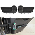 Black ABS plastic door storage box for Jeep Wrangler JK and JL models 2011-2020