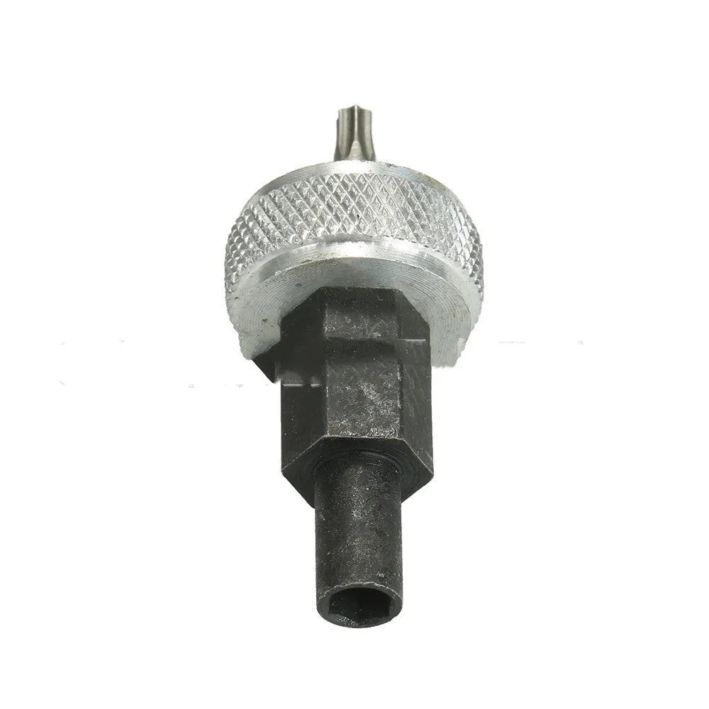 Carbon steel ignition module wrench with knurled aluminium knobs for removing 7/32" hex bolts and T20 star drive heads