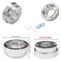 AF2901 aluminium wheel base adaptor cushion block in black or silver for game machine use