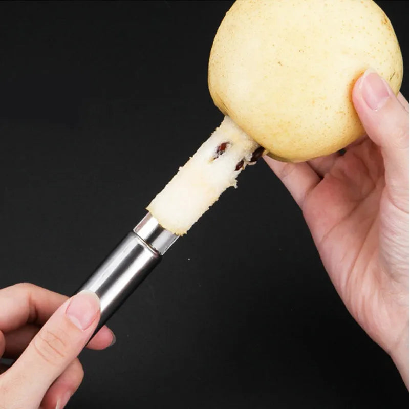 Stainless steel pineapple corer-slicer with ABS handle in choice of colours
