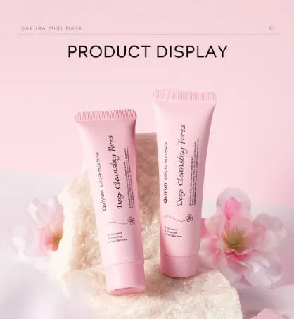 Cherry blossom mud mask 30g facial treatment product showing packaging