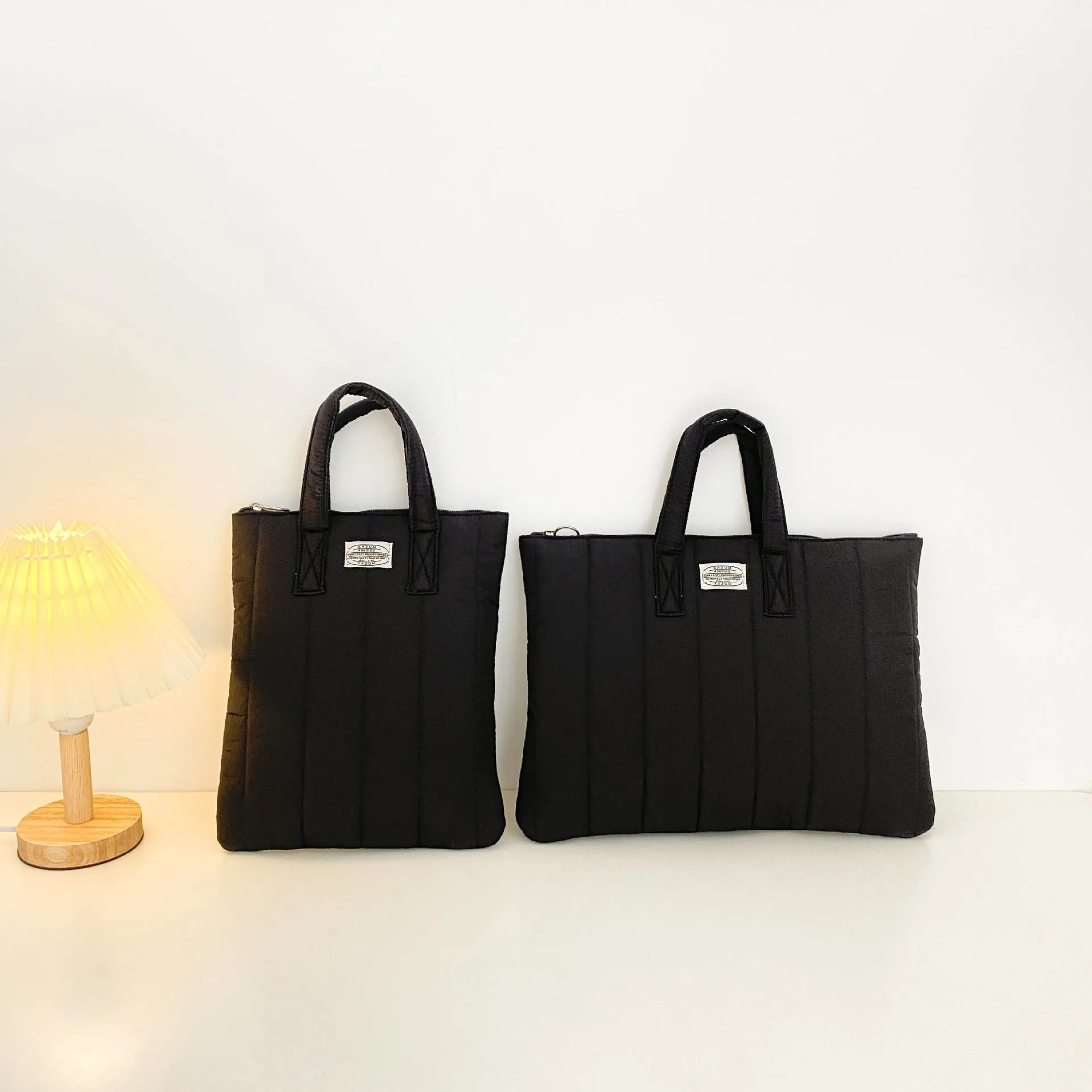 Polyester laptop messenger briefcase in matcha green colour with shoulder strap