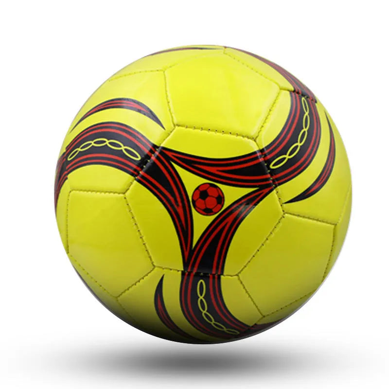 No. 4 size PVC football with machine-seam construction in Tornado Blue colour for youth training