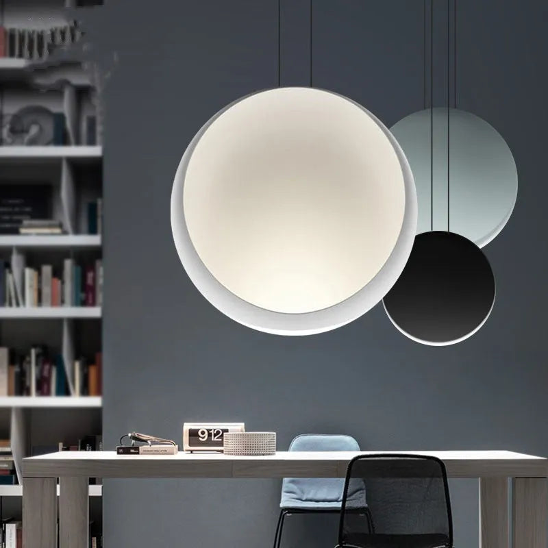 Cosmos Chandelier round bar resin LED ceiling light with adjustable height