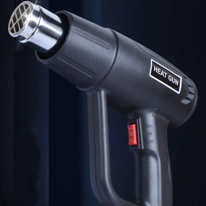 2000W industrial hot air tool with anti-slip insulation shell and grid-type air outlet design for uniform heat distribution