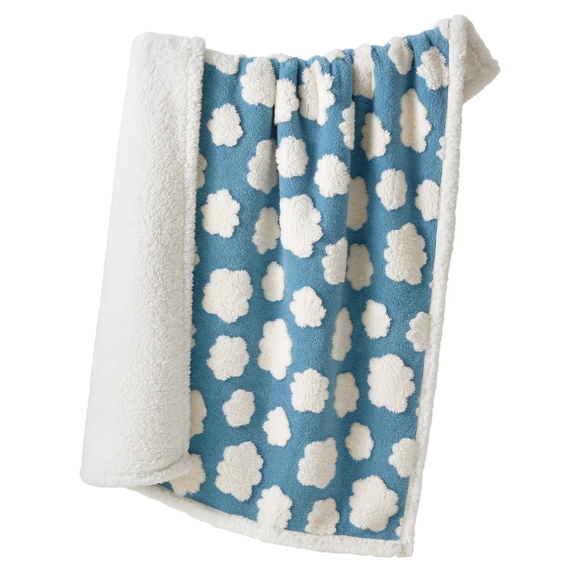 Cotton waterproof dog blanket showing quilt pattern design in multiple size options