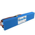 Blue 36V 30000mAh 10S3P electric scooter battery pack with XT30 or DC connector and 42V 2A charger.