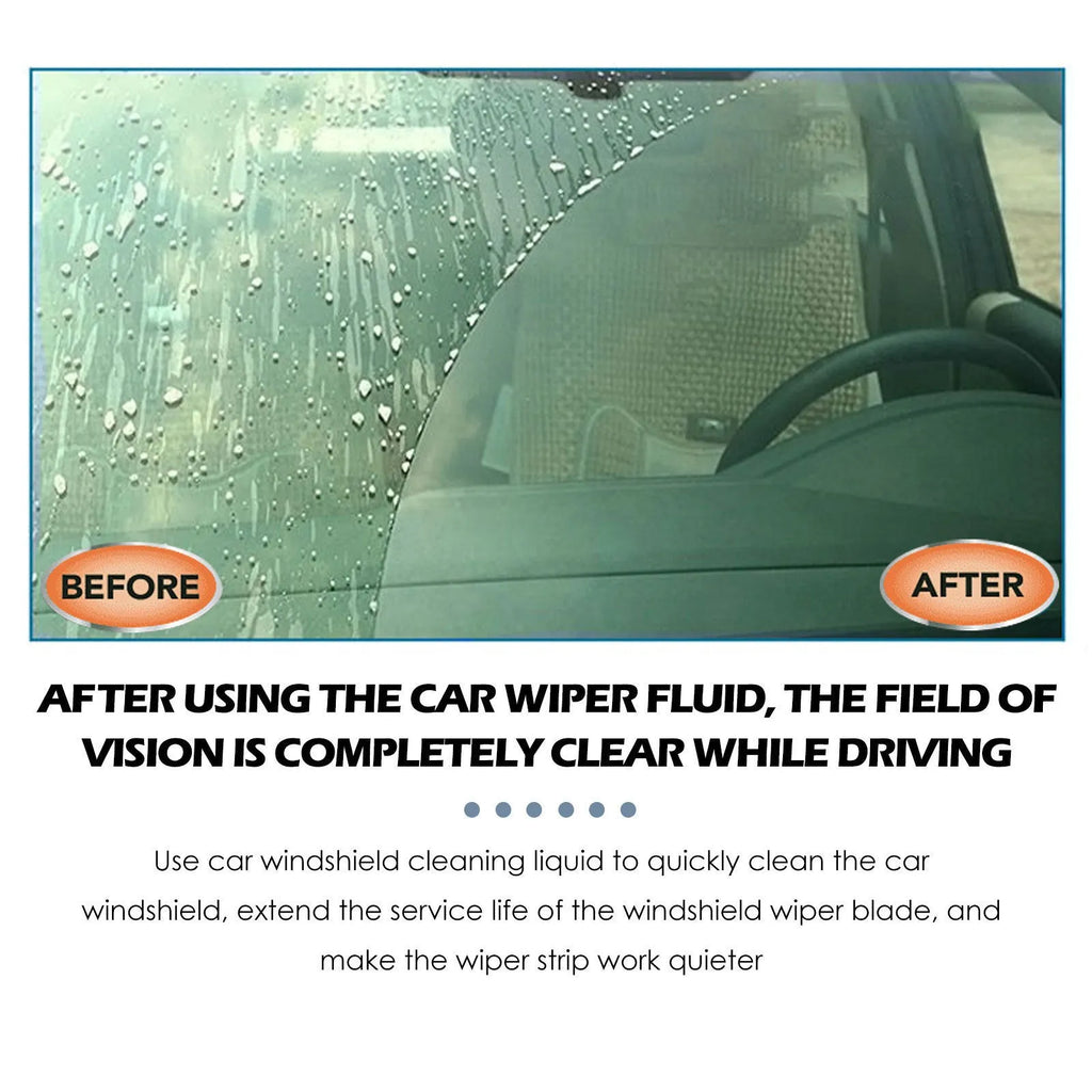 Box of 30 car oil-removing film cleaning effervescent tablets for windscreen maintenance