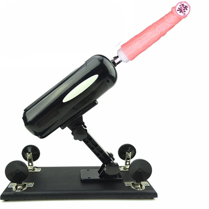 Bobb women's automatic telescopic thrusting sex tool in purple, black, or pink colours