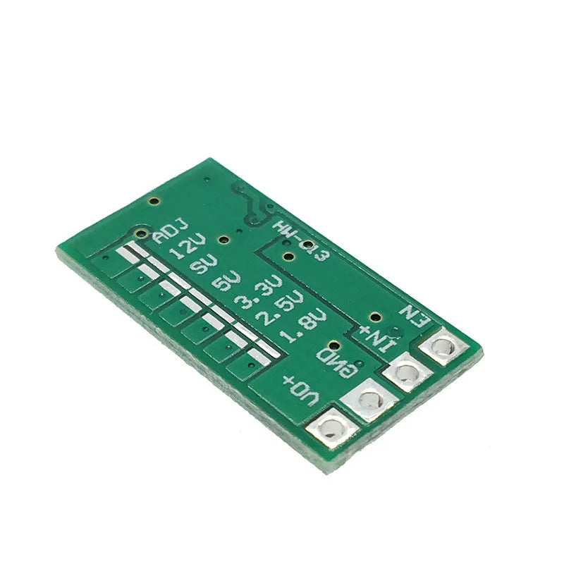 Green PCB DC-DC step down power module converting 12-24V to 5V 3A output