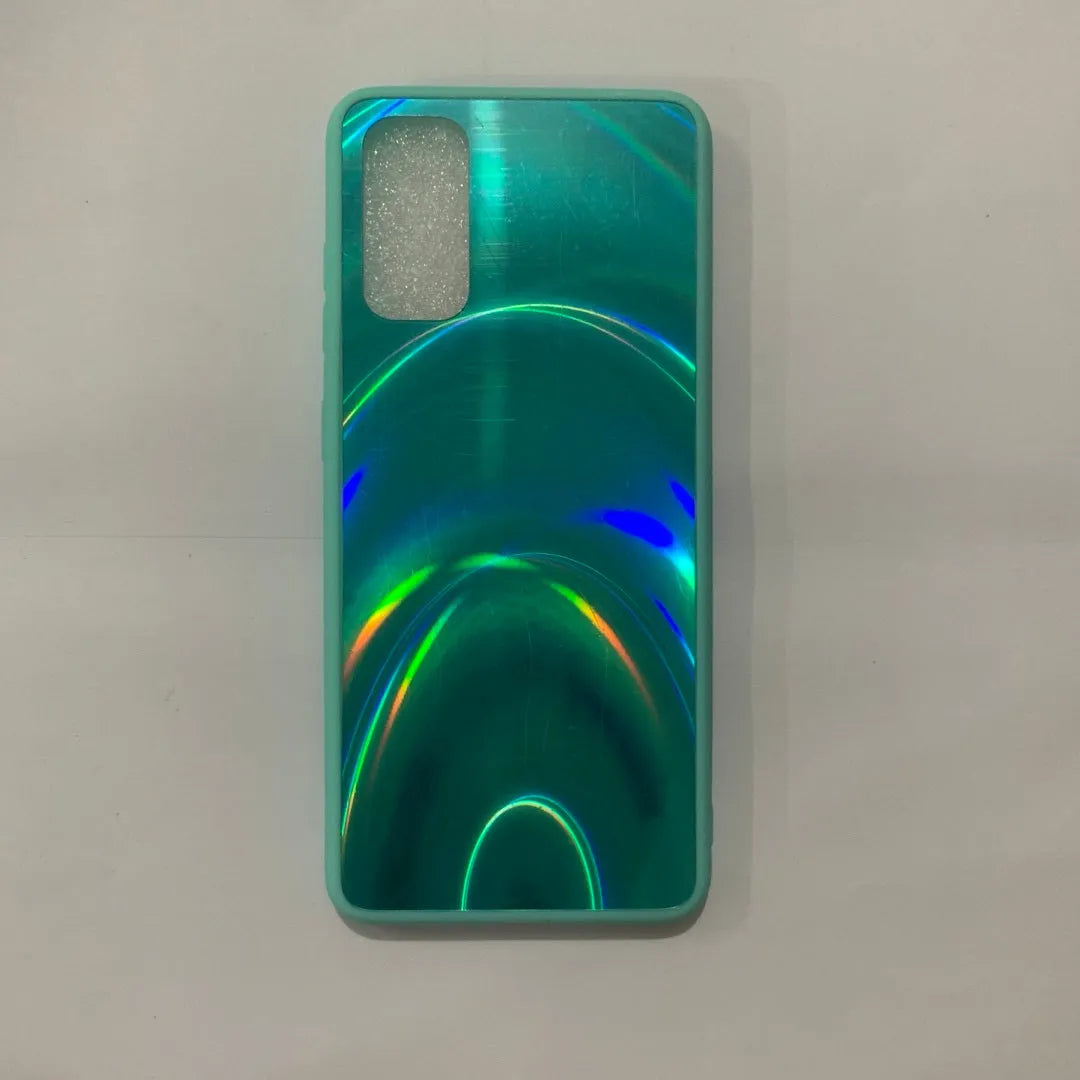 Marble shockproof silicone phone case for Samsung Galaxy in multiple colour options showing front and back view.