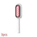 Green plastic pet grooming comb with disposable adhesive wipes for cat and dog hair removal.