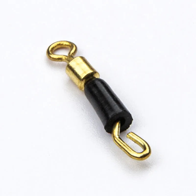 Wire clip silicone opening swivel pin fishing accessories showing flexible rotation design