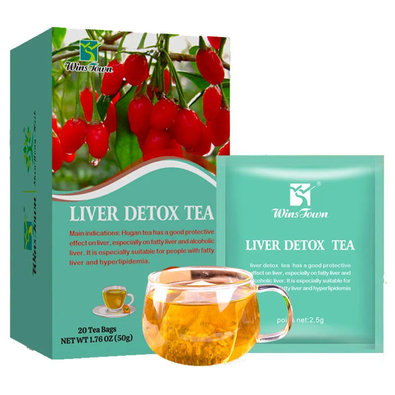 50g box of herbal substitute tea made from medicinal and edible plants.