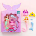 Flower Fairy eraser suit set with 12 units in Flower Fairy and Mermaid colours