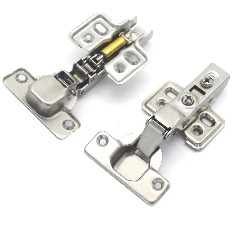 761 cold rolled steel hydraulic hinge with nickel plating for furniture, showing bend options
