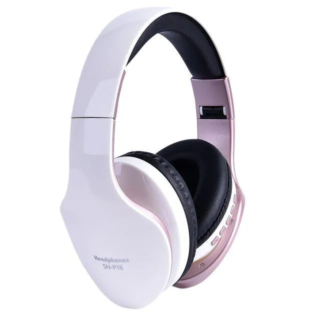 HobbyLane Bluetooth headset in black, red or white with 40mm drivers and 1.2m cable