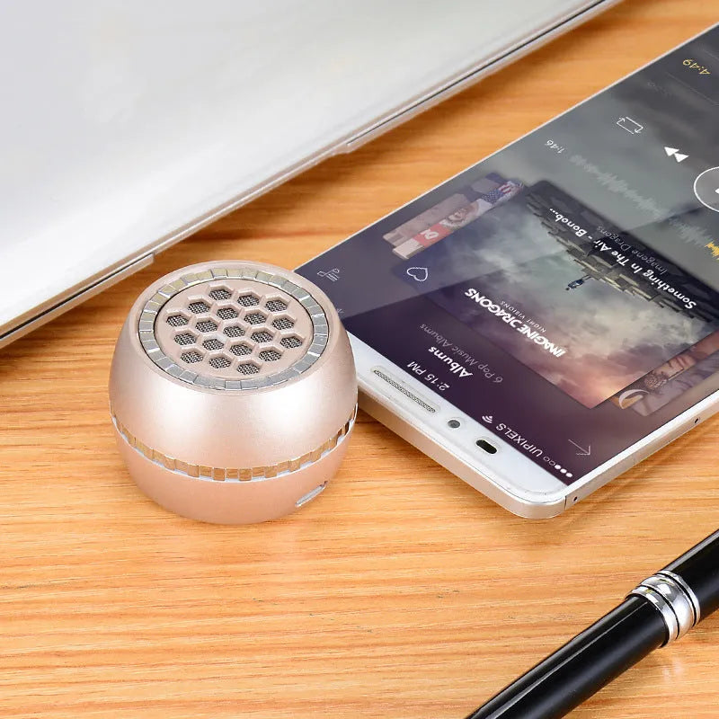 Universal external amplifier speaker in black, local gold or rose gold engineering plastic casing