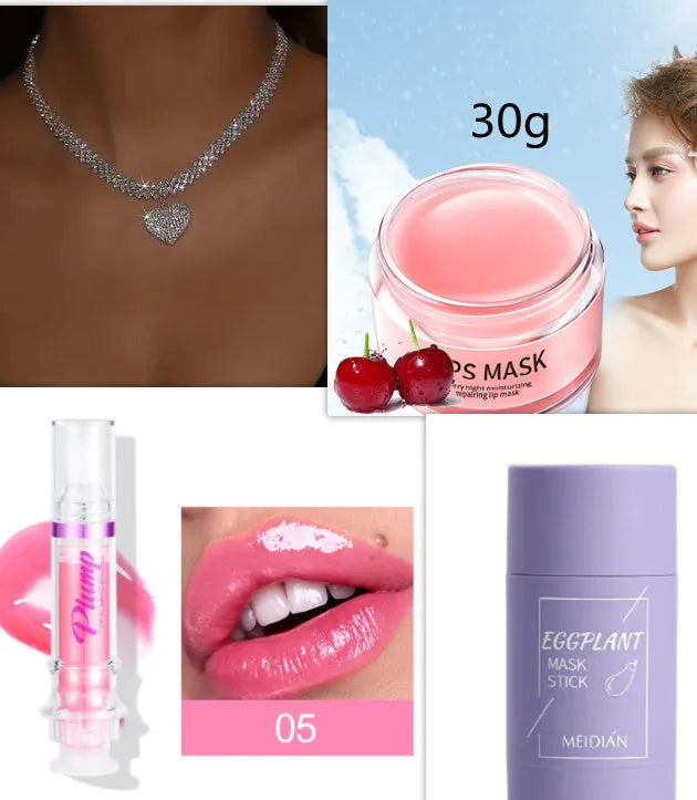 Boxed 20-30g lip mask skincare product for moisturising and nourishing dry lips.
