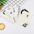 Set of 9 Japanese-style postcards featuring ink painting, cat, and worldwide designs for multiple occasions