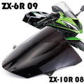 Blue and Brown motorcycle windscreen for Kawasaki ZX-6R ZX-10R sportbikes