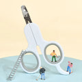 Pet nail clippers with curved tips and rubber-coated handle for trimming cats and small dogs