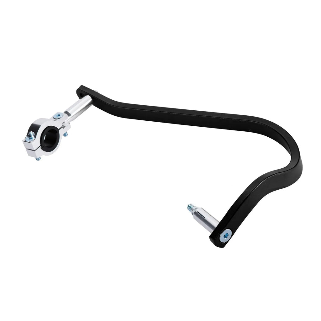 White aluminium alloy motorcycle hand guard anti-drop gauntlet for modified bikes