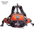 18L nylon outdoor sports waist bag crossbody shoulder handbag in Army Green or Orange with letter graphic pattern