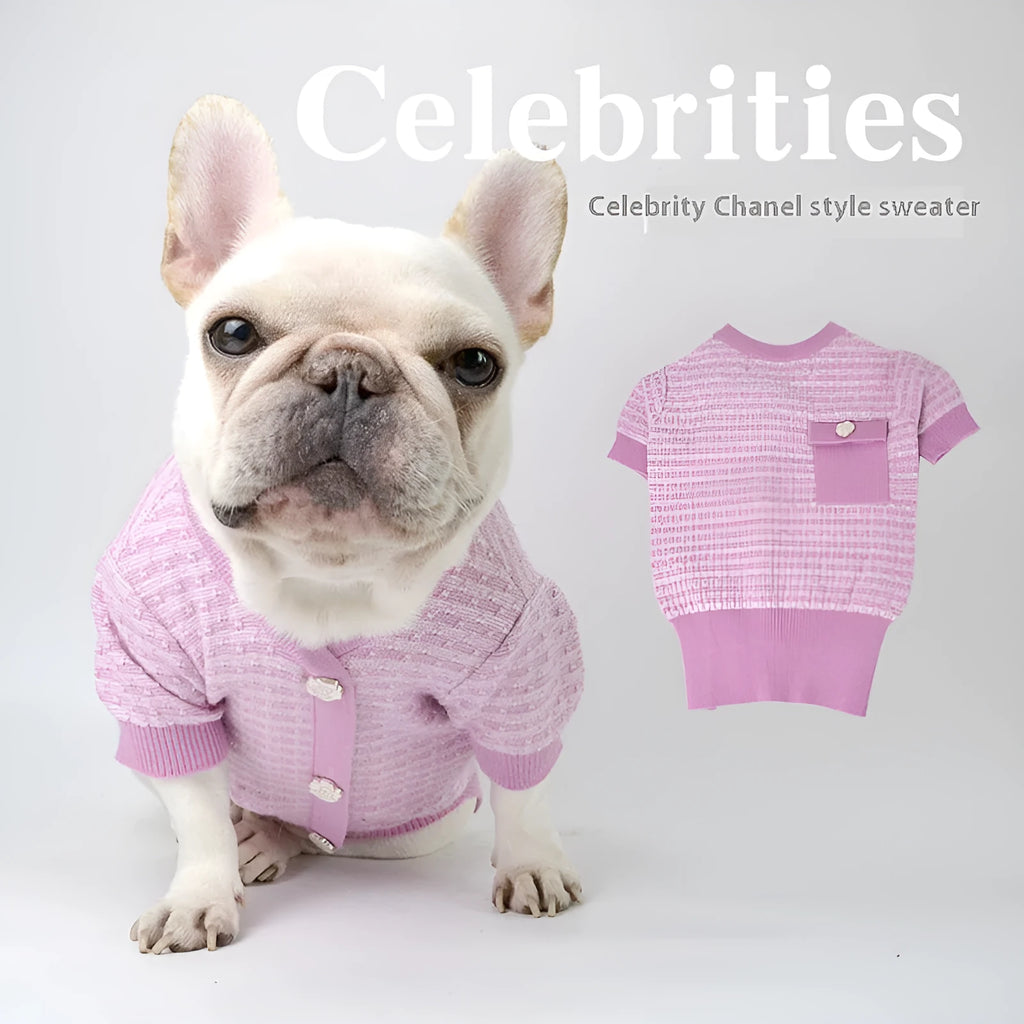 Classic wool schnauzer clothes for autumn and winter in sizes S, M, L