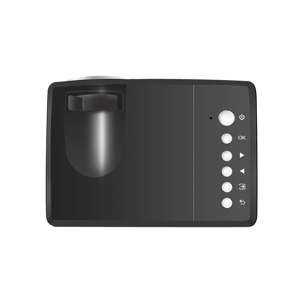 Sida SD30 children projector, single-chip LCD, 450 lumens, 320x240, 20-80 inch screen, USB SD AV, Black or White