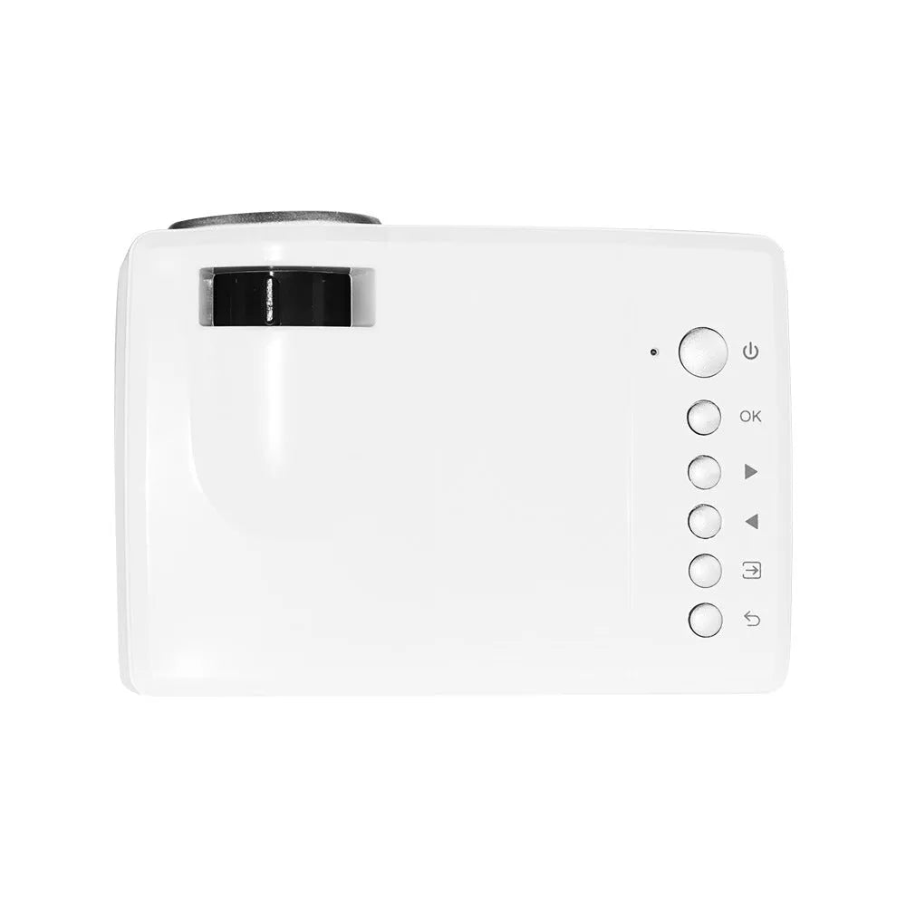 Sida SD30 children projector, single-chip LCD, 450 lumens, 320x240, 20-80 inch screen, USB SD AV, Black or White