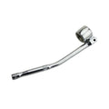 22mm hexagonal oxygen sensor removal tool with chrome finish and 270mm length