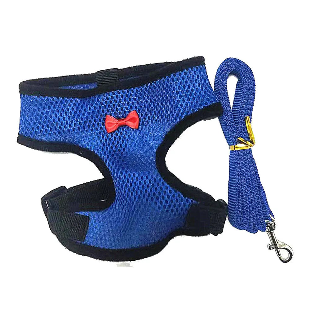 Pet chicken vest harness and belt collar set with traction rope for poultry handling in multiple colours and sizes
