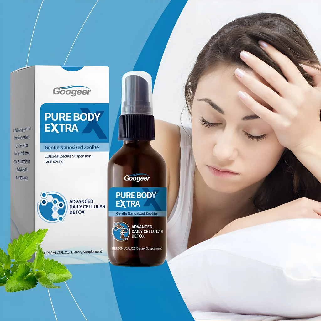 Googeer Oral Spray body treatment product in 60ml plastic spray bottle