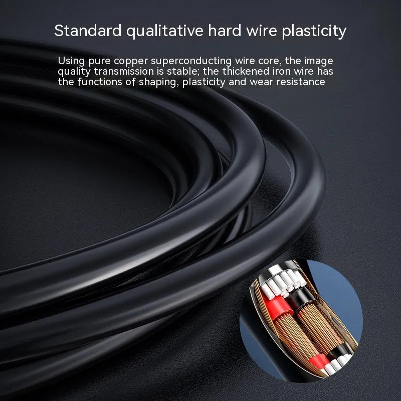 8mm diameter waterproof endoscope probe with HD camera for auto and pipeline inspection