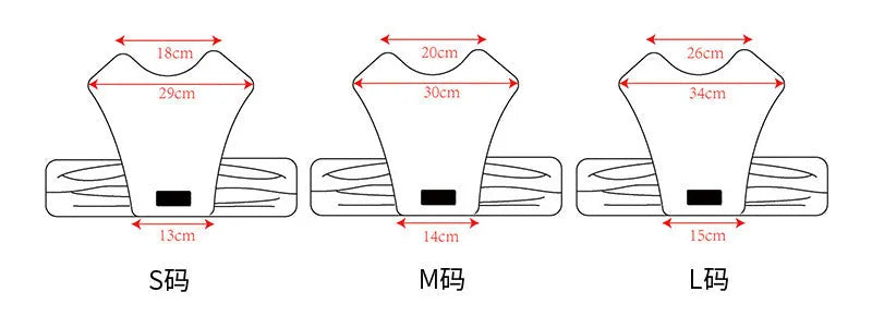 Cotton X type baby carrier with cross straps in black, brown, or dark blue, sizes L and M, 15kg max load.