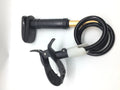 95cm aluminium alloy ventilator hose bracket in black or white for bedside medical equipment mounting
