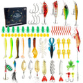 24-piece metal fishing set with Christmas Mino Bog design in blind box packaging
