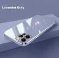 Mint Green TPU phone case with electroplating edge for Apple iPhone 15 and 16 on a white background.