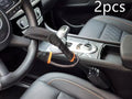 Car steering wheel lock with iron wire rope and copper core in red, yellow, or black colour for General Motors vehicles