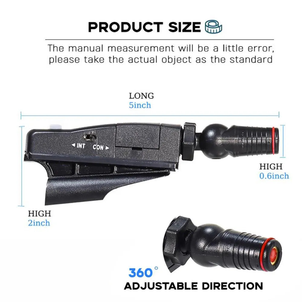 Black golf laser aiming instrument for push cart putting alignment