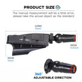 Black golf laser aiming instrument for push cart putting alignment