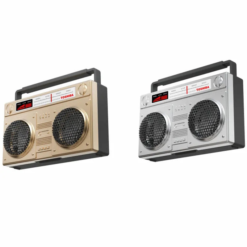 Retro cassette design car air vent diffuser in gold or silver zinc alloy