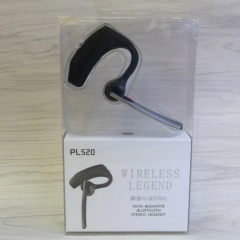Black Stereo Large Battery Bluetooth Sports Headphones with USB charging port