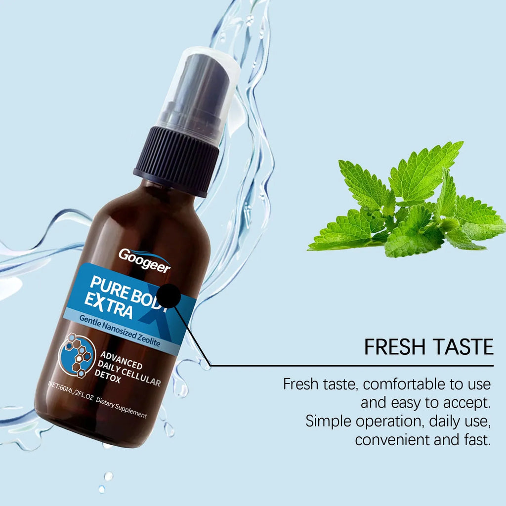 Googeer Oral Spray body treatment product in 60ml plastic spray bottle