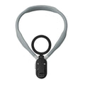 Silicone phone magnetic neck mount with magnetic quick-release system in grey colour