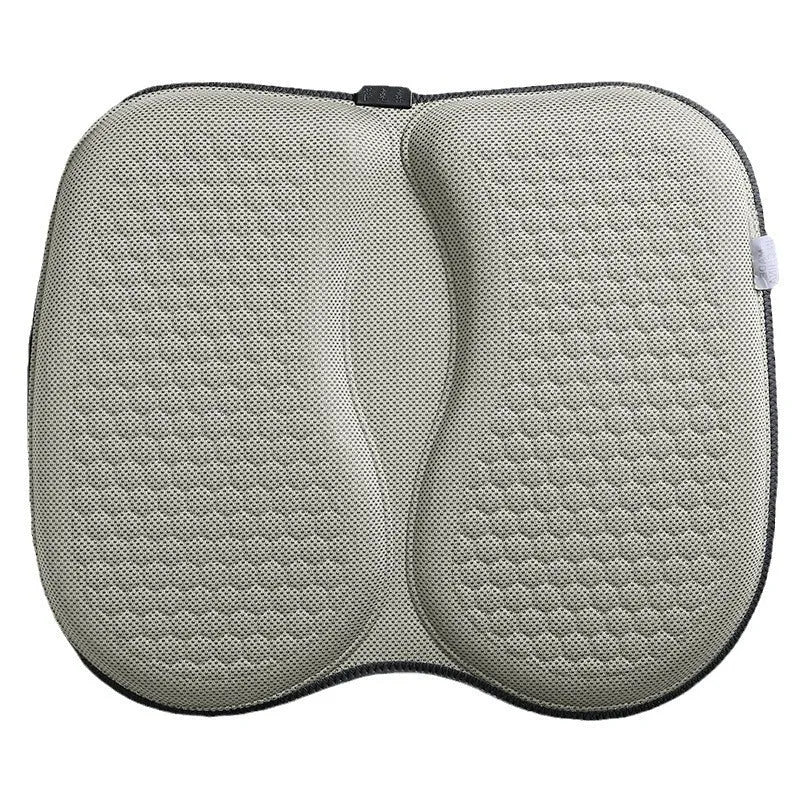 Honeycomb patterned gel car seat cushion in multiple colours, dimensions 40x35x2 cm.