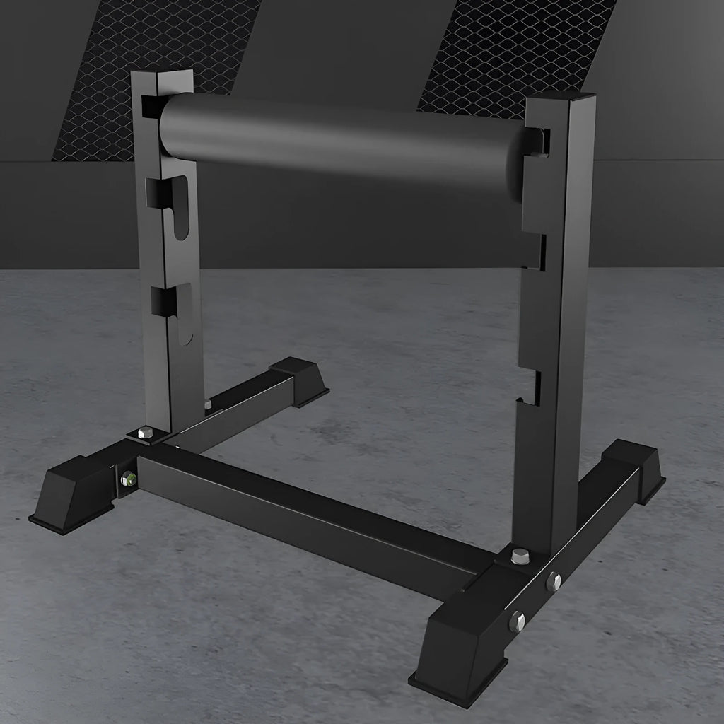 Black steel leg press trainer for fitness leg training exercises