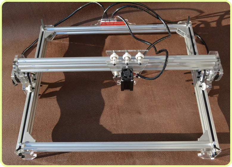 Miniature laser engraving machine with 400x300mm base plate for marking applications